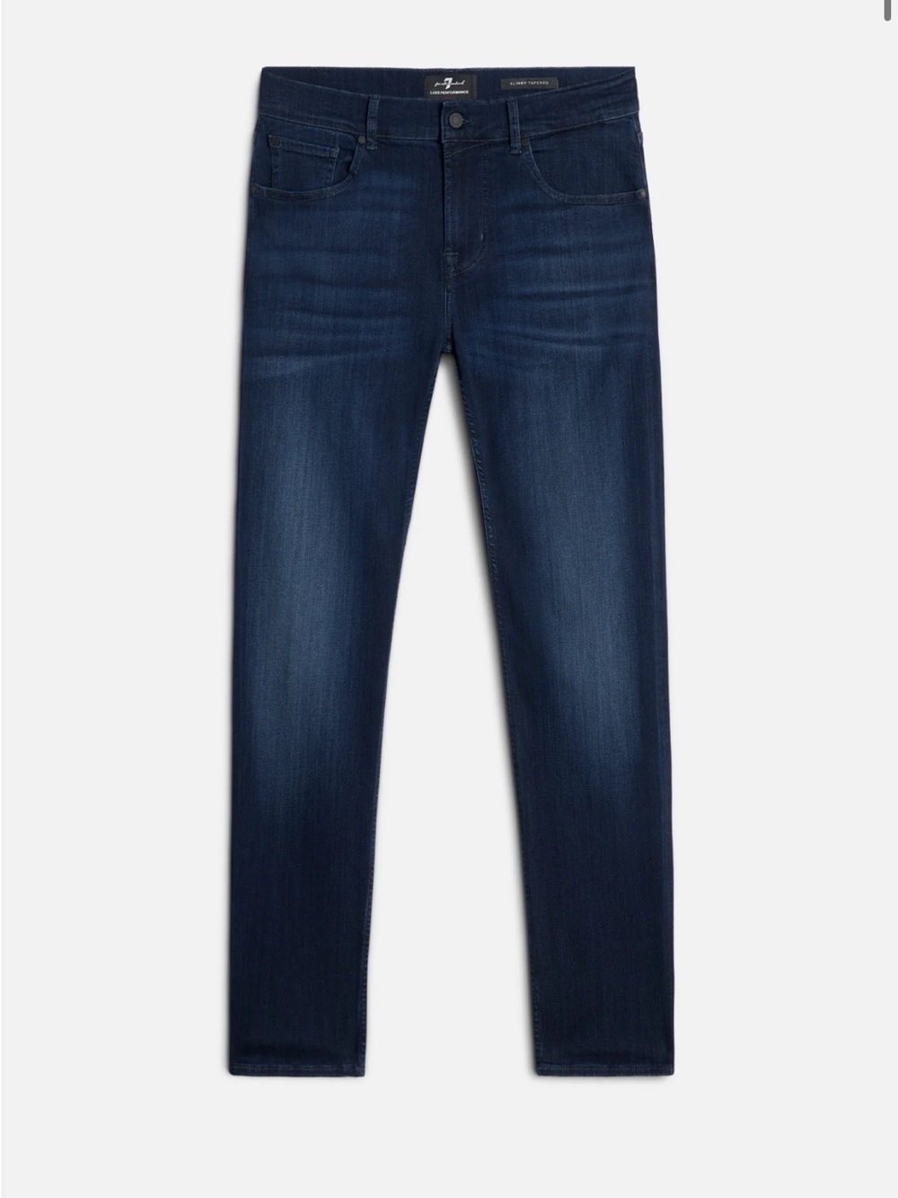 Men’s 7 For All Mankind Paxtyn Luxe Performance Skinny Jeans Dark Wash NWT $198